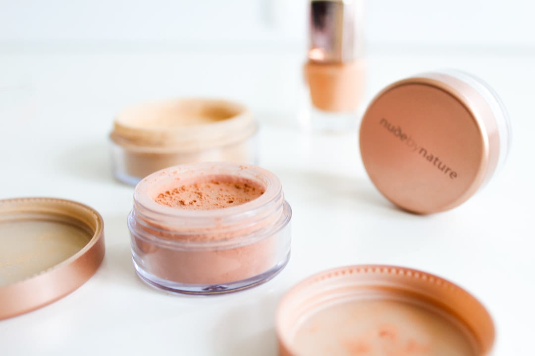 Nudebynature pressed powder on Purely Polished